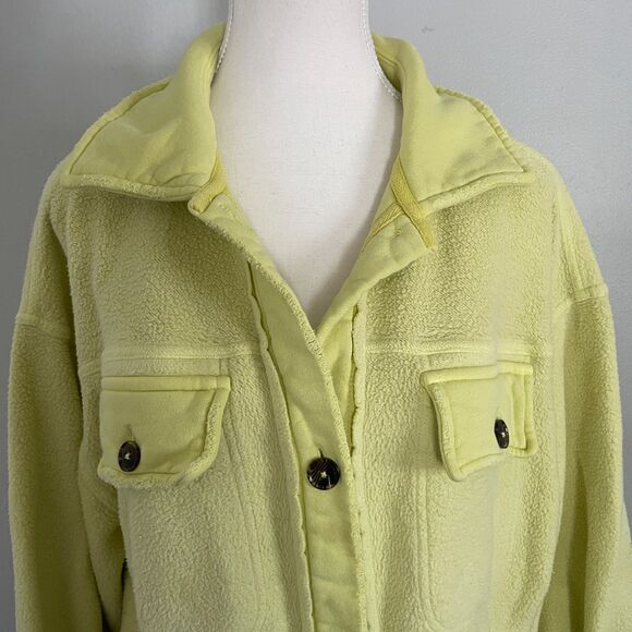 Free People Ruby Shacket in Luminary Yellow - XS (Orig. $128) Oversized - Picture 5 of 7